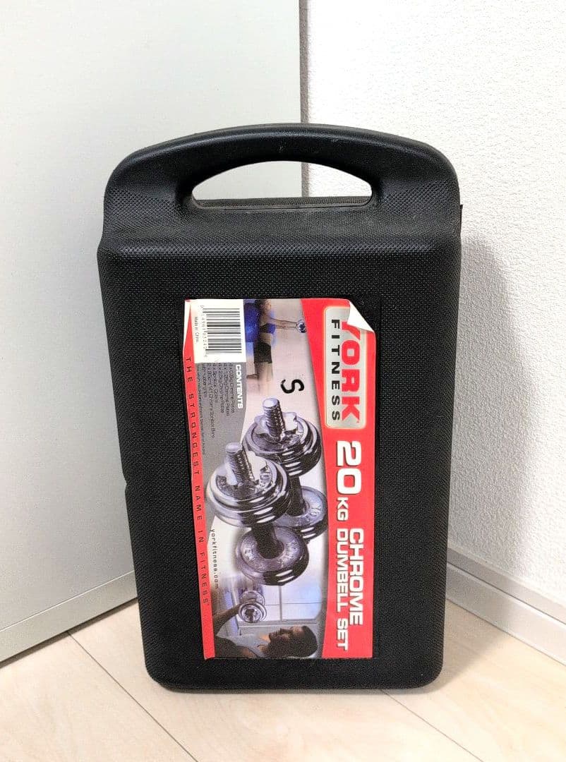 york ダンベル セット 20kg 各10kg