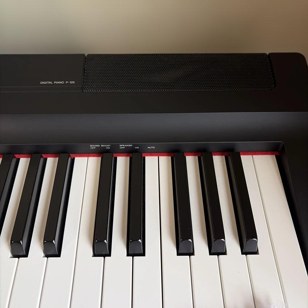 Yamaha P-125 デジタルピアノ 88鍵 フットスイッチなし