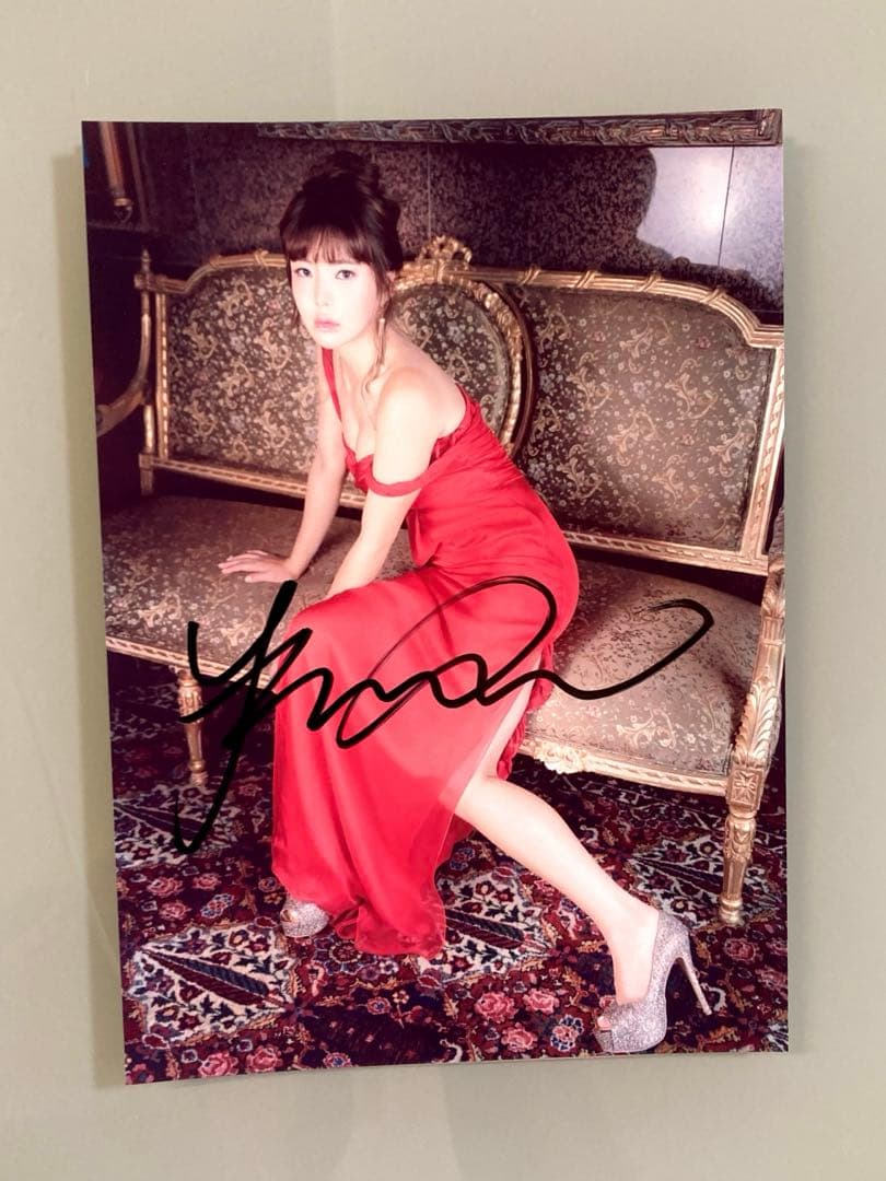 アン・シネ直筆サイン入り2Lサイズ写真…
