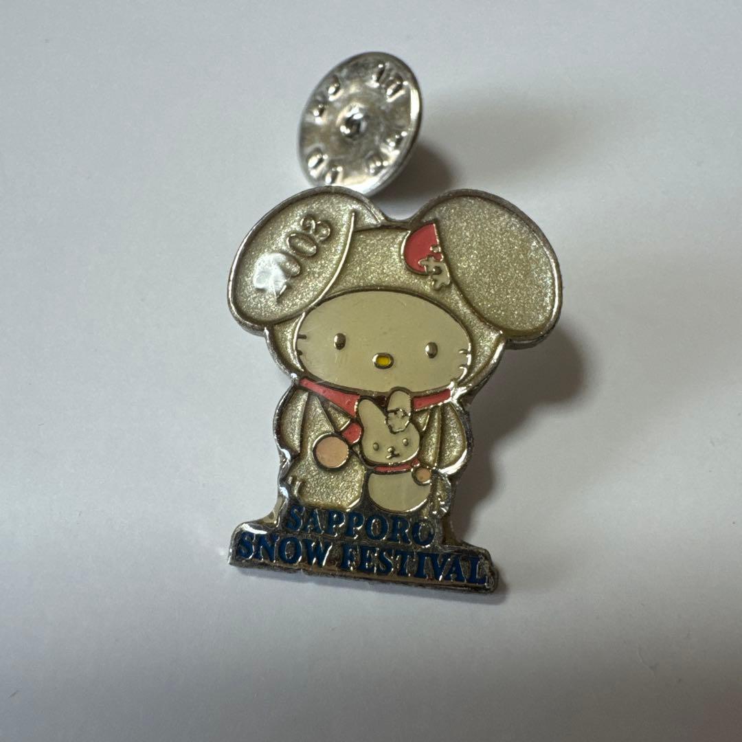 レアSAPPORO  FESTIVAL 2003 KITTY ピンバッチ
