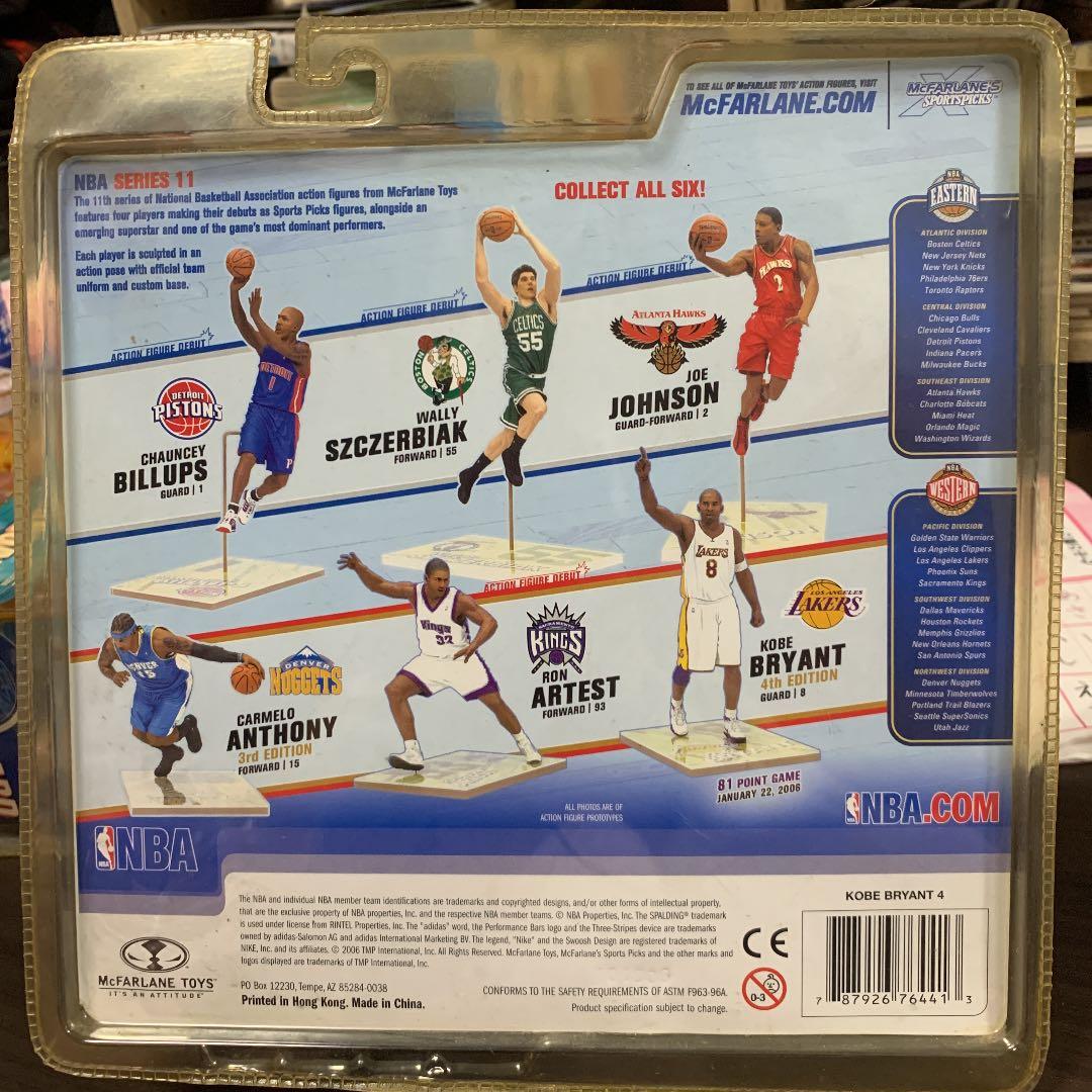 【未開封】NBAフェギュア　マクファーレントイズ NBAシリーズ11/コービー・
