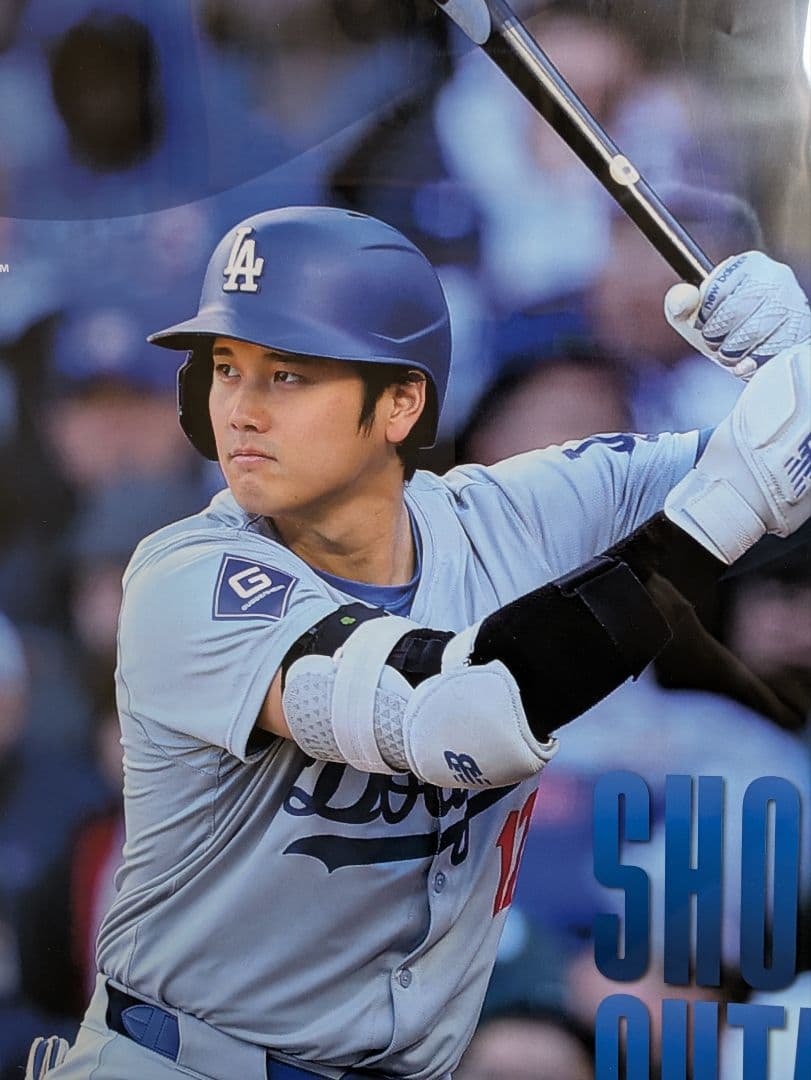 大谷翔平選手、2025年カレンダー、ドジャース、永久保存版、額付