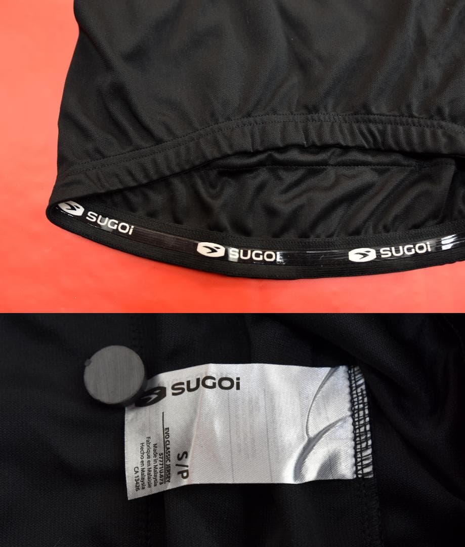 SUGOI Evo Classic ジャージ size:S ブラック/ホワイト
