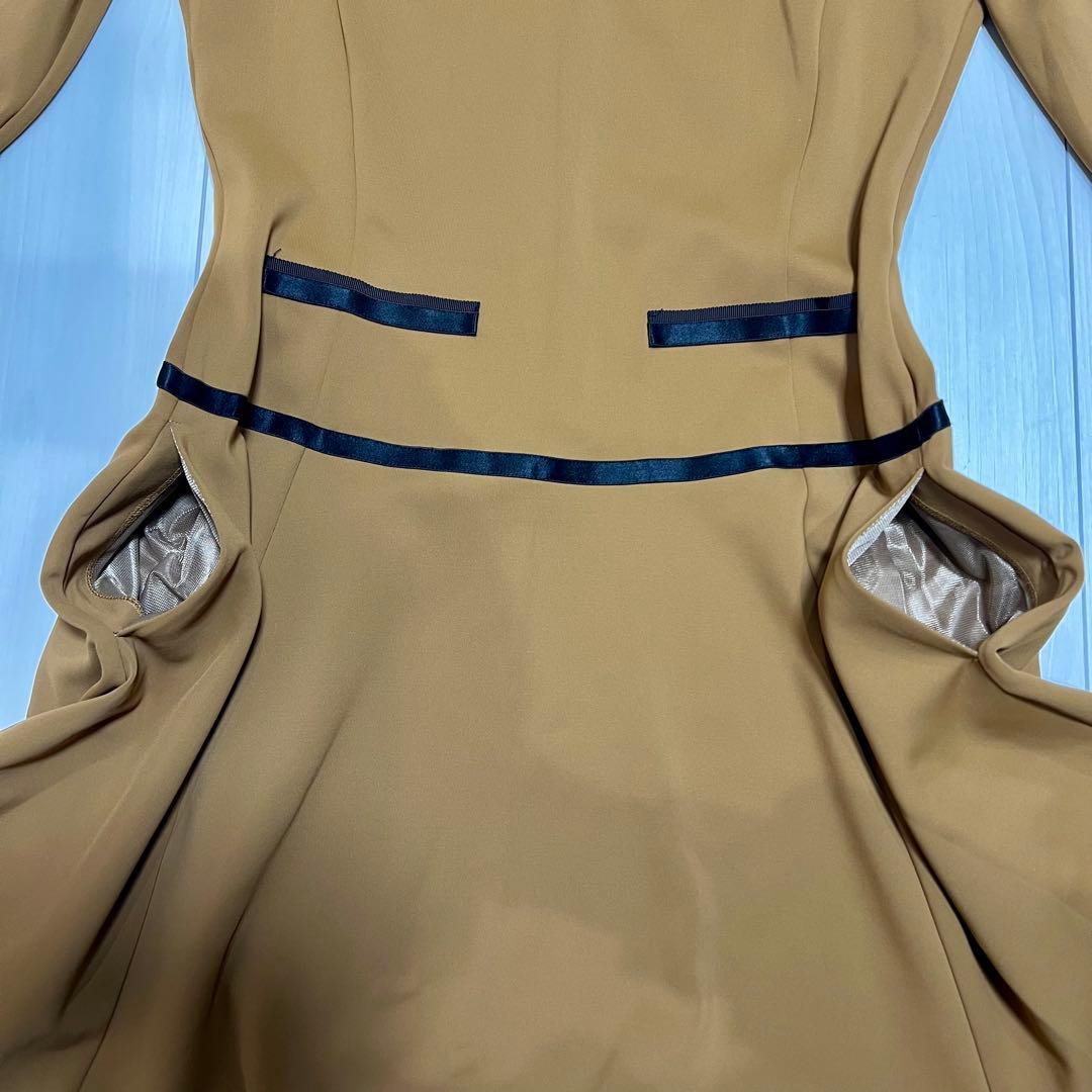 ランバン LANVIN ダンボールニットワンピース ゴルフ
