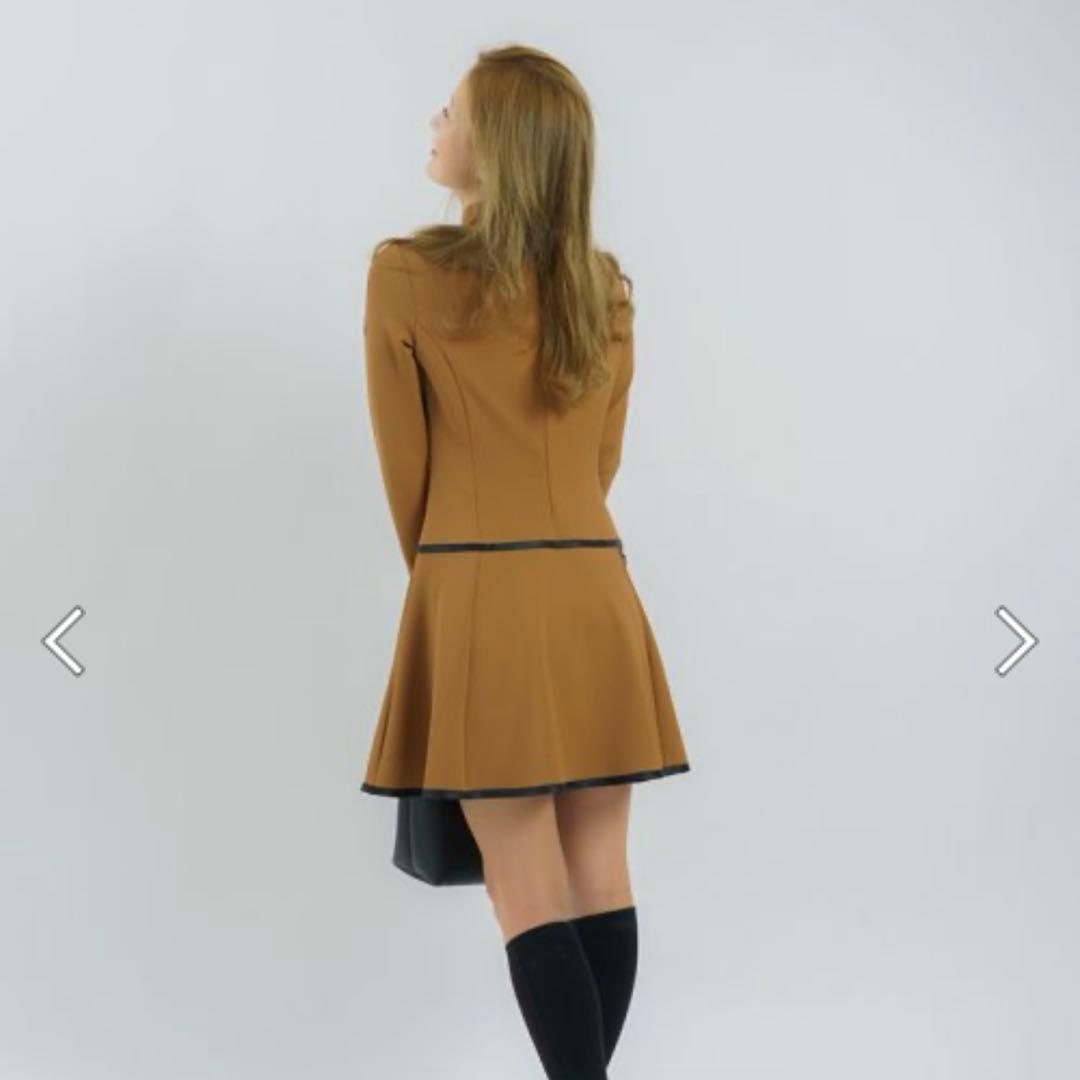 ランバン LANVIN ダンボールニットワンピース ゴルフ