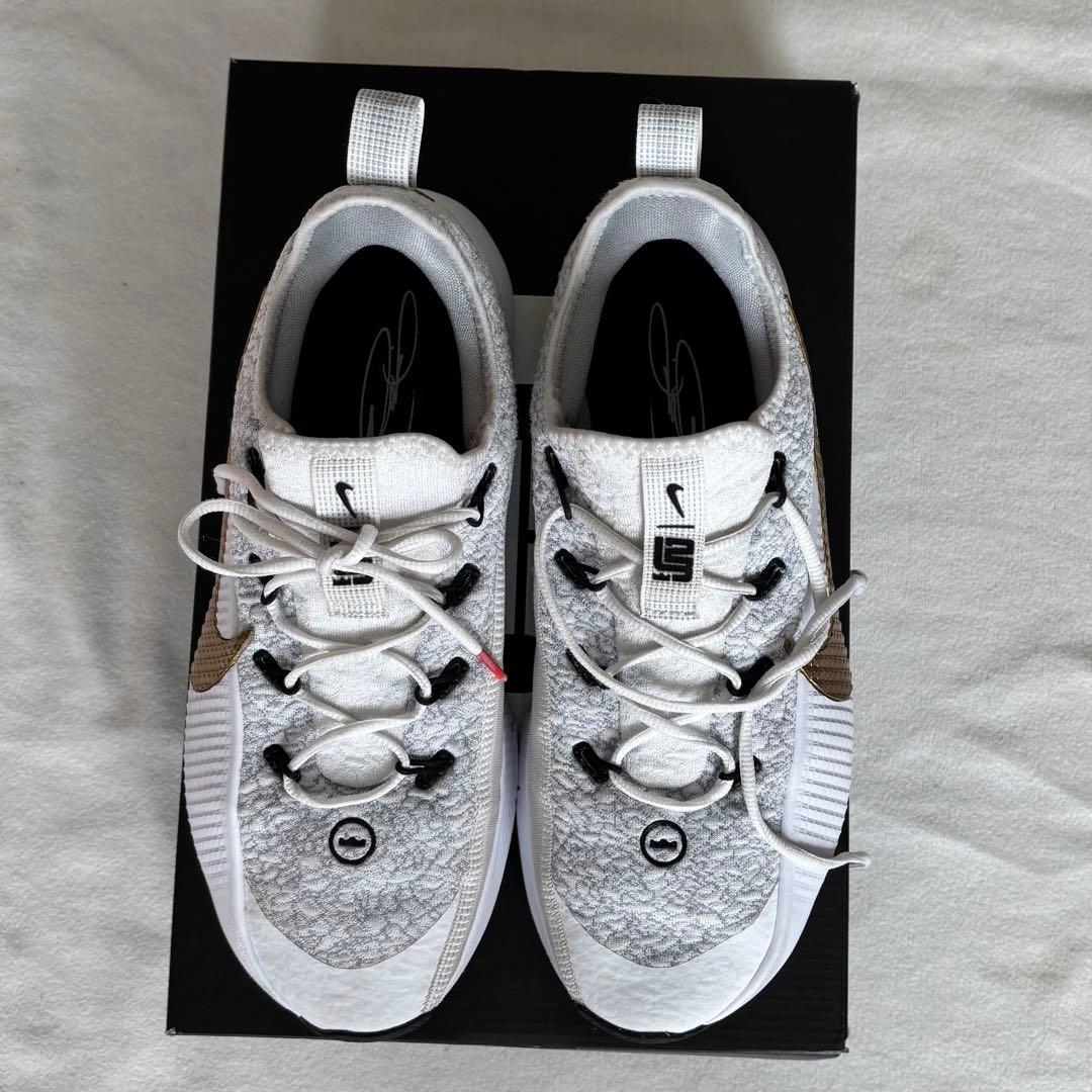 【値下げ】Nike ナイキ レブロン TR1 バスケ 27cm ホワイトゴールド