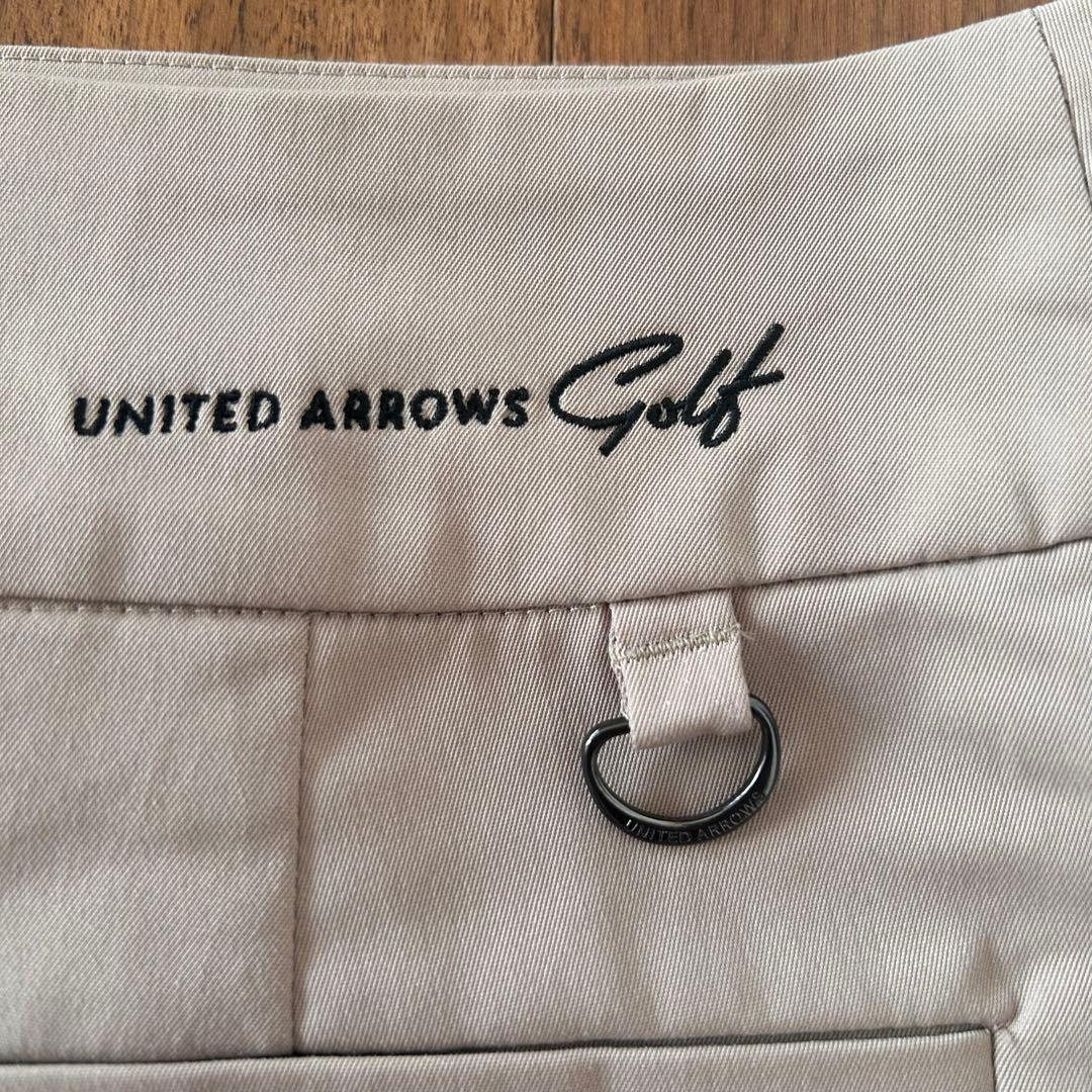UNITED ARROWS GOLF スカート タイト　ストレッチ　ベージュ系
