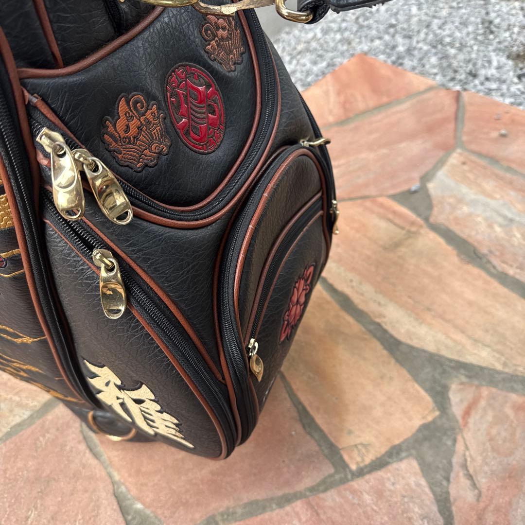 希少　日本工房　雅　風神雷神キャディバック
