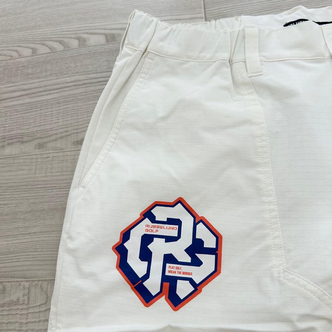 新品　ラッセルノ　パンツ　ジョガー　春夏　ホワイト　ウエストゴム　薄手　サイズ6