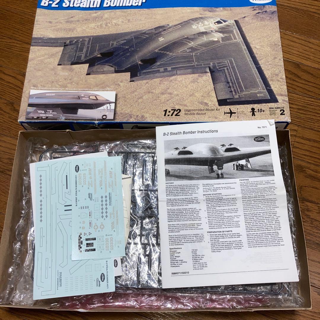航空機・ヘリコプター B-2 Stealth Bomber 1/72 Testors
