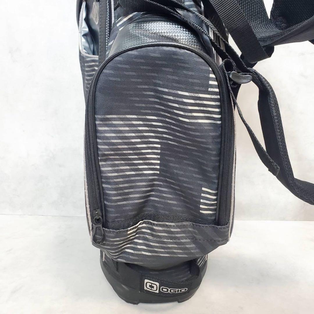 OGIO キャディバッグ スタンド式 ブラック 軽量 多機能 収納豊富 ゴルフ