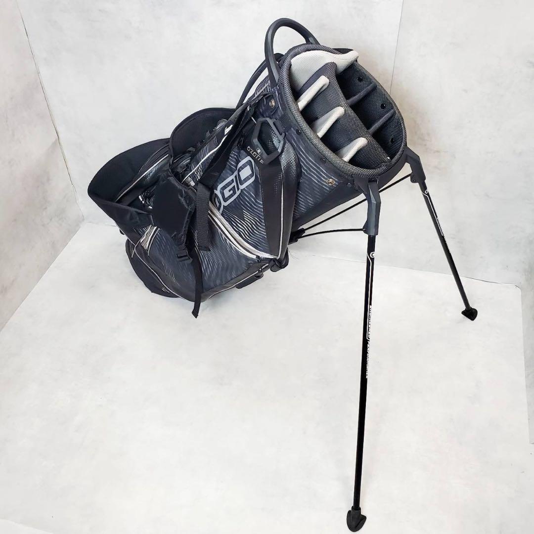 OGIO キャディバッグ スタンド式 ブラック 軽量 多機能 収納豊富 ゴルフ