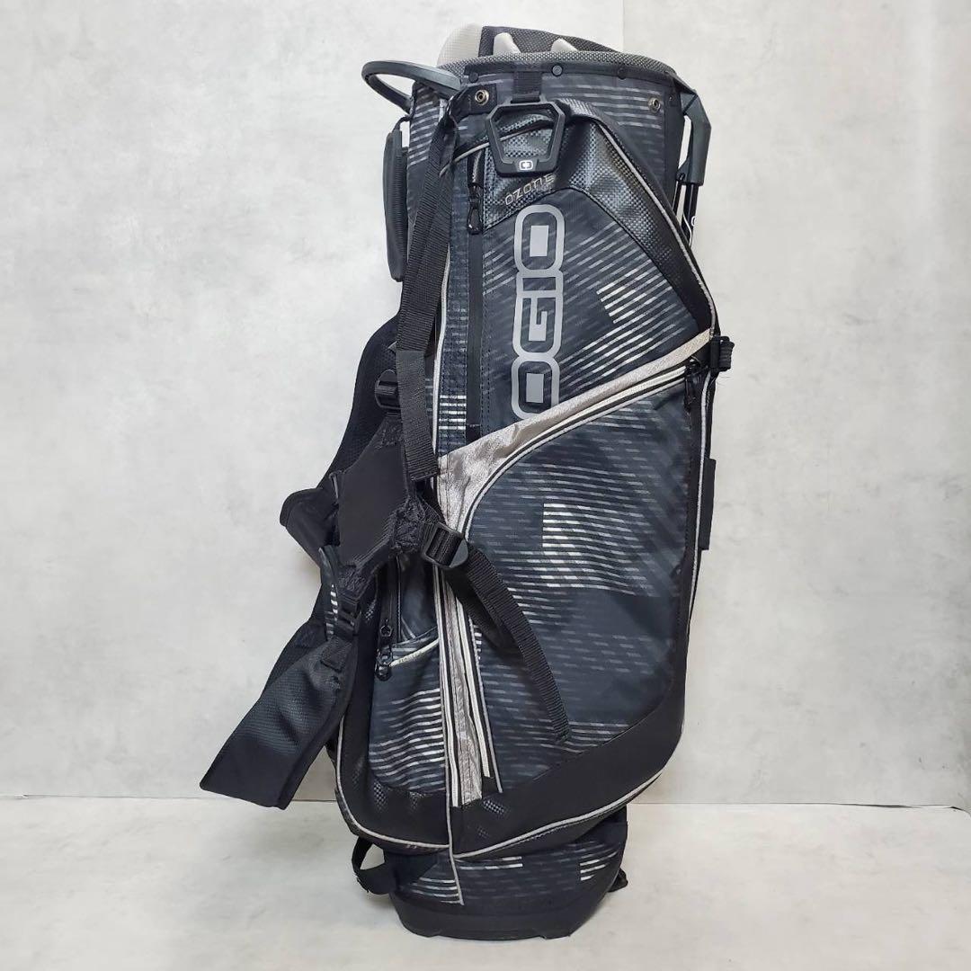 OGIO キャディバッグ スタンド式 ブラック 軽量 多機能 収納豊富 ゴルフ
