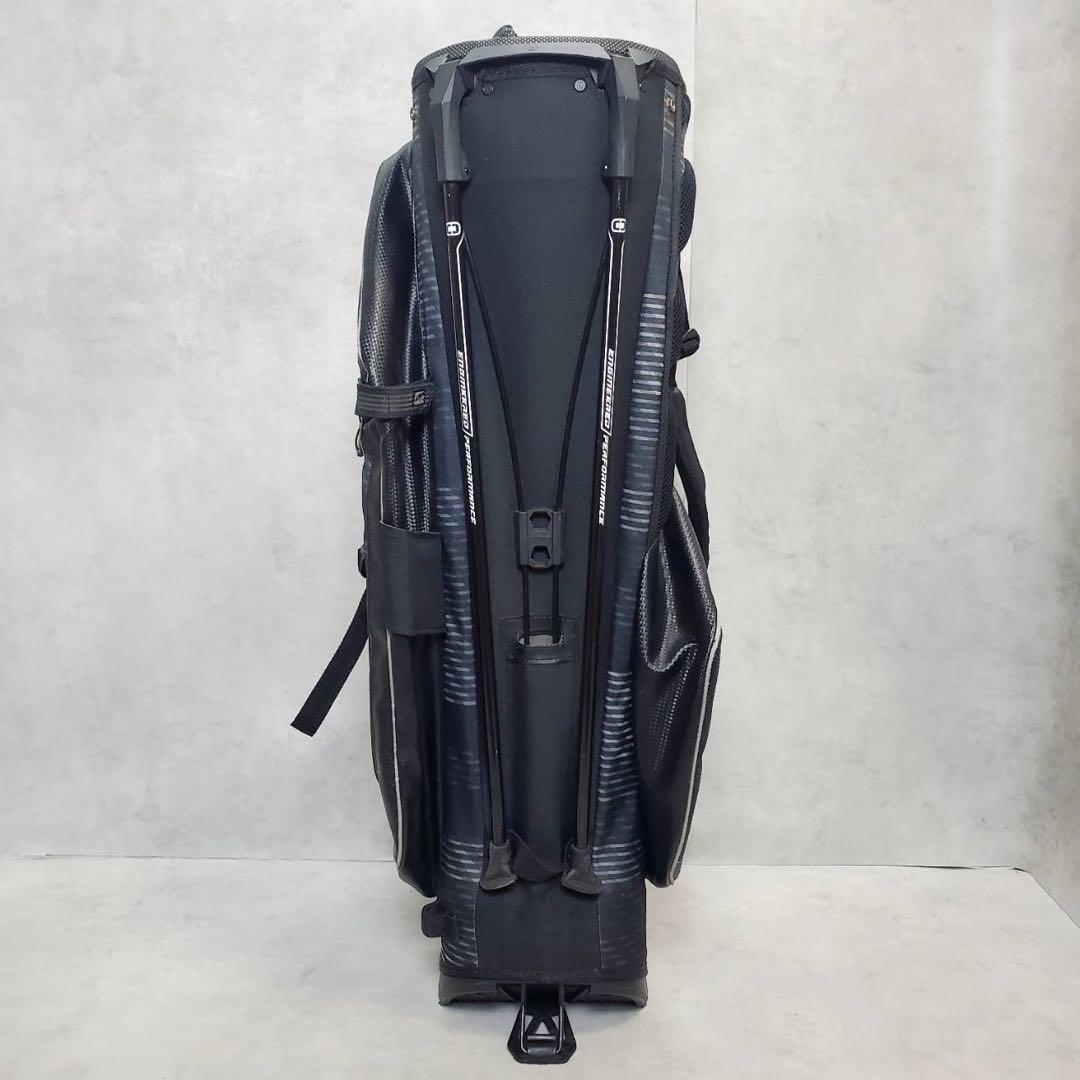 OGIO キャディバッグ スタンド式 ブラック 軽量 多機能 収納豊富 ゴルフ