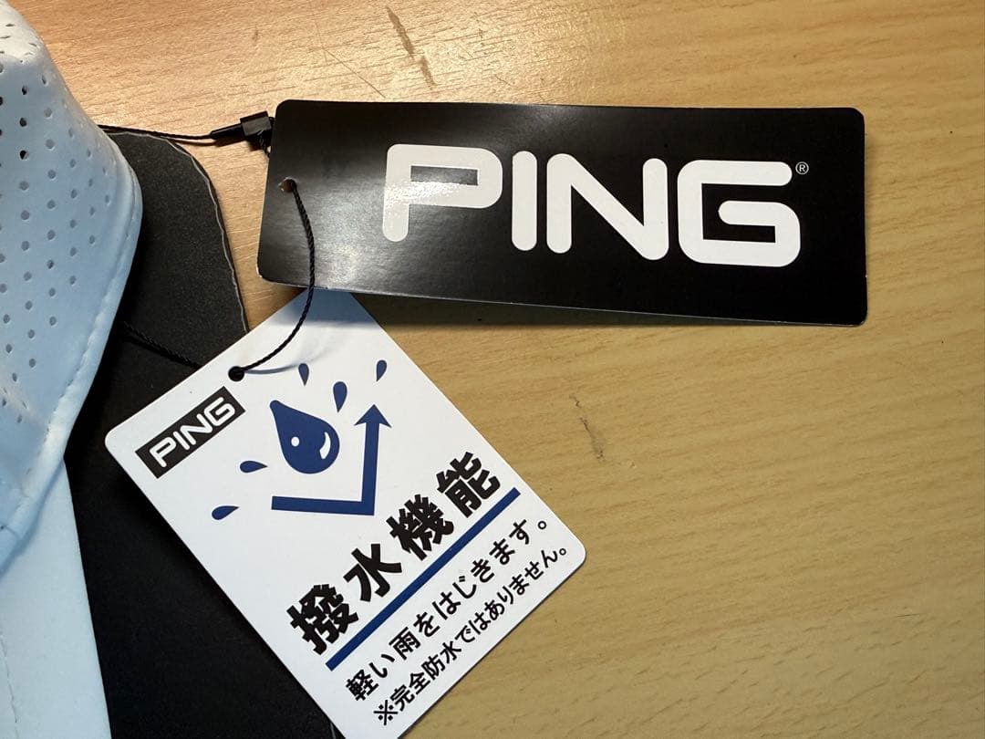 【極希少/直筆サイン入】金谷拓実プロ PING 撥水ツアーキャップ（新品タグ付）