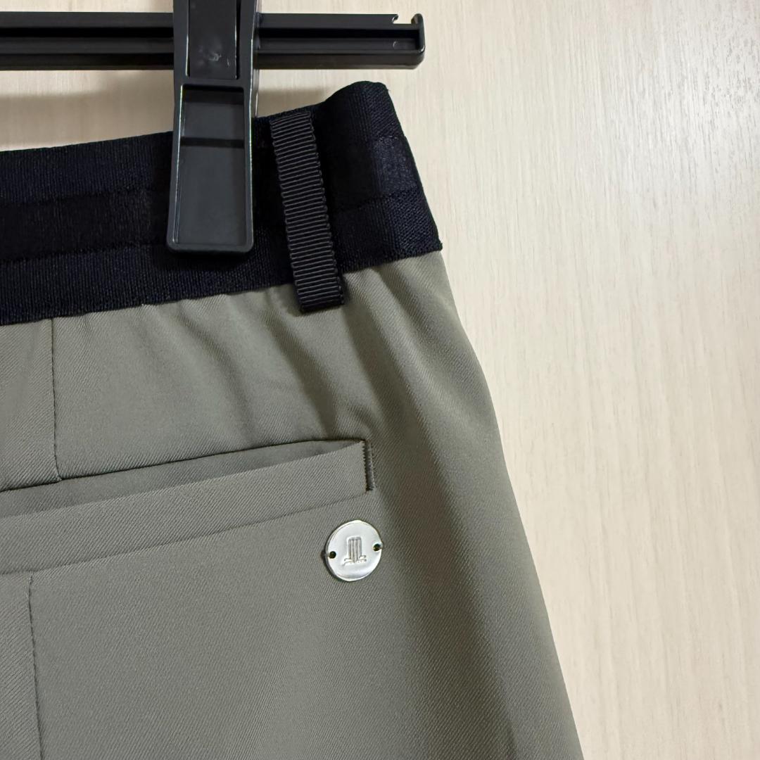 極美品 LANVIN SPORT トリミングデザインサイドラインスカート ゴルフ