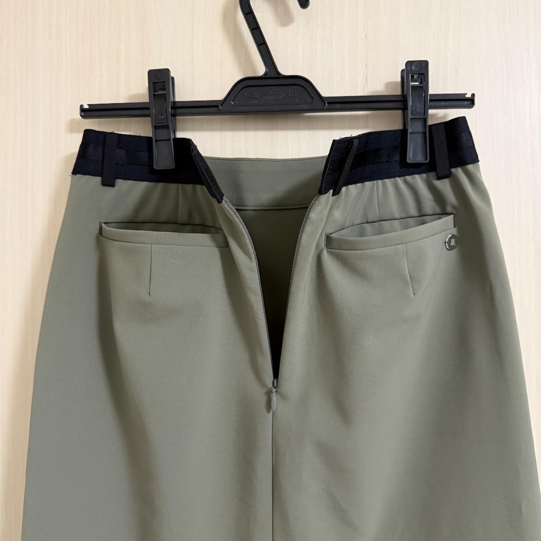 極美品 LANVIN SPORT トリミングデザインサイドラインスカート ゴルフ