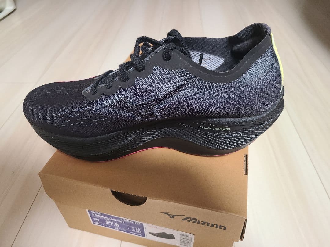 Mizuno Wave Rebellion Pro2 27.5cm ブラック
