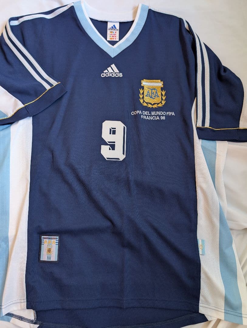 【ほぼ新品】アルゼンチン代表/ガブリエル・バティストゥータ/A/98年W杯モデル