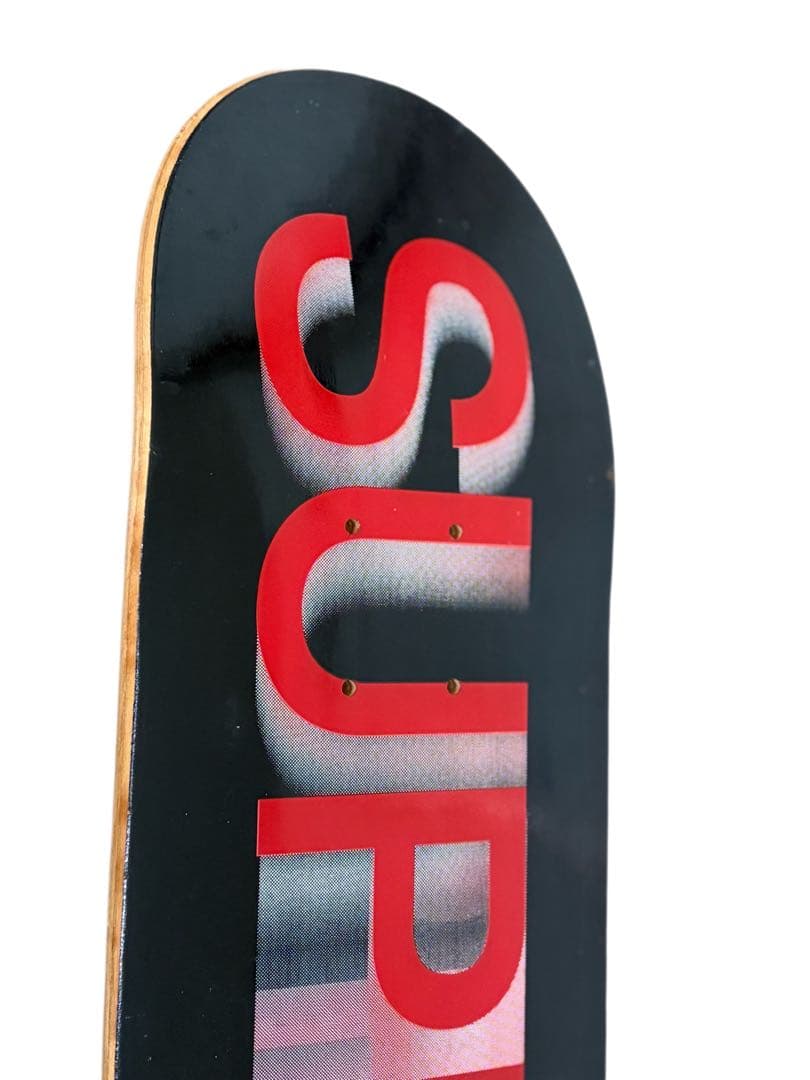 Supreme スケボーデッキ モーションロゴ　黒/赤 1998年