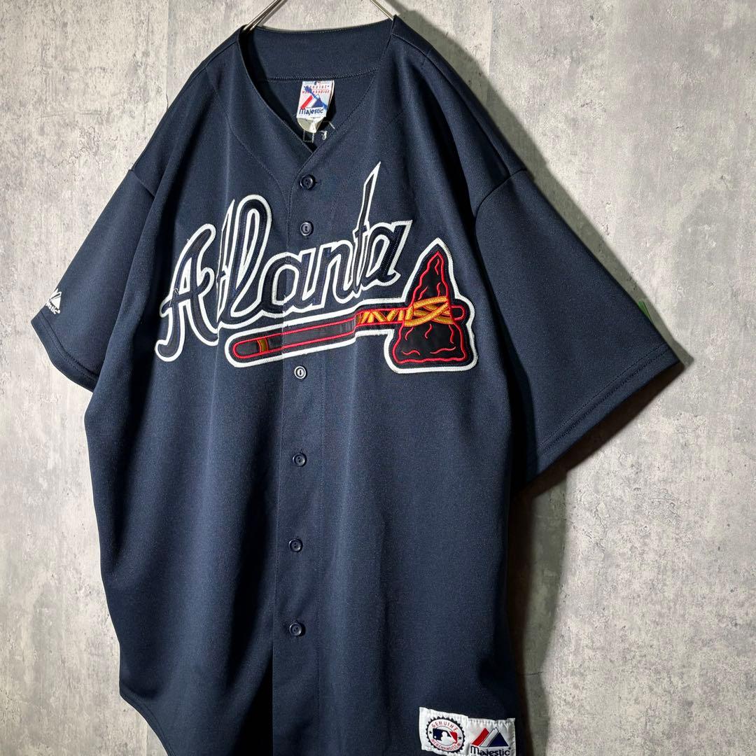 MLB アトランタ ブレーブス フランコーア ゲームシャツ ユニフォーム USA