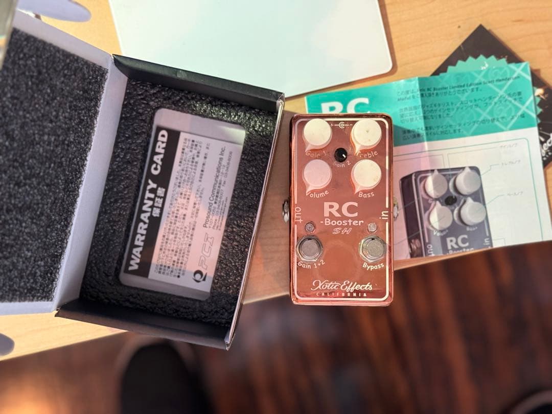 u*c様 限定品Xotic Effects RC-Booster SH copp