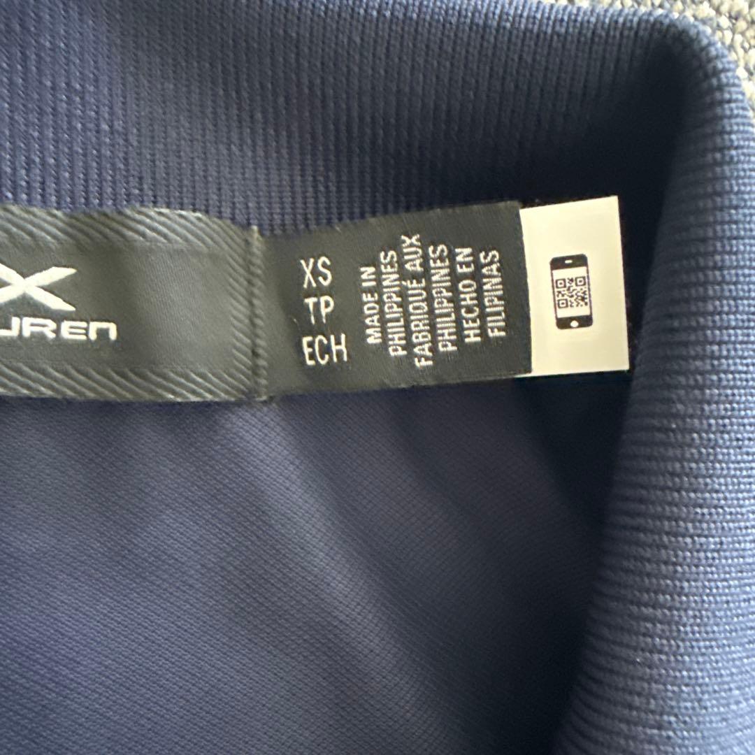 RLX RALPH LAUREN ノースリーブポロシャツ XS ネイビー