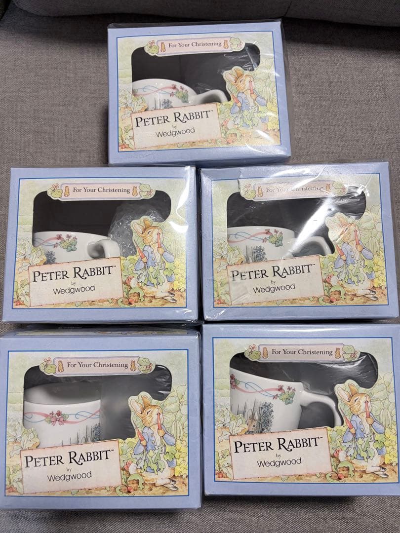 【新品】 マグカップ ピーターラビット 5セット