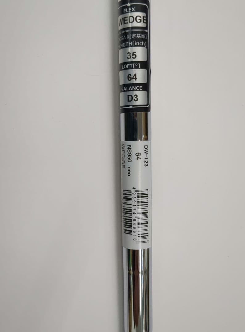 未使用品　展示品　ドルフィン　ウェッジ DW-123　64度　NS950　neo