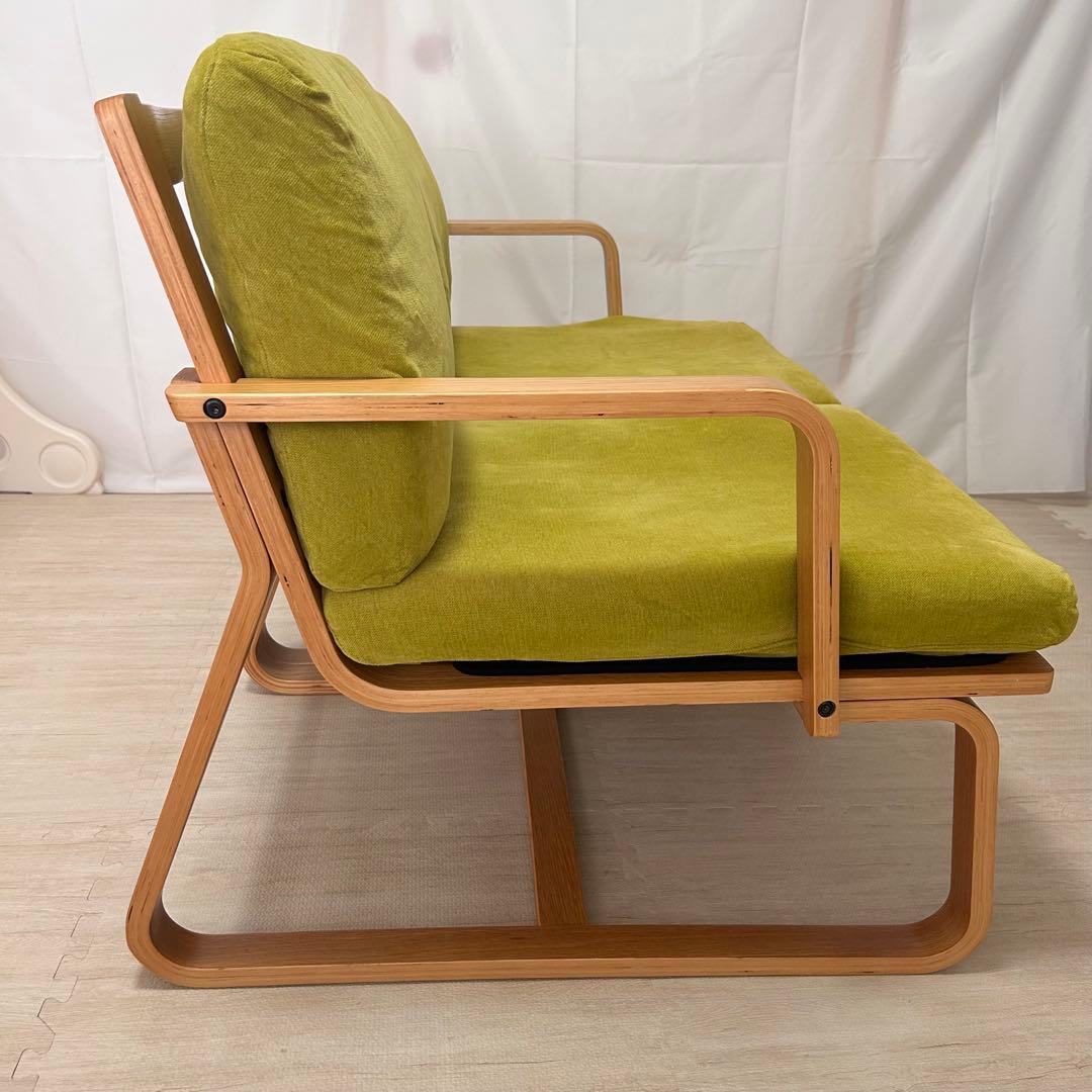 無印良品＊リビングでもダイニングでもつかえるソファチェア　新品カバー2セット付き