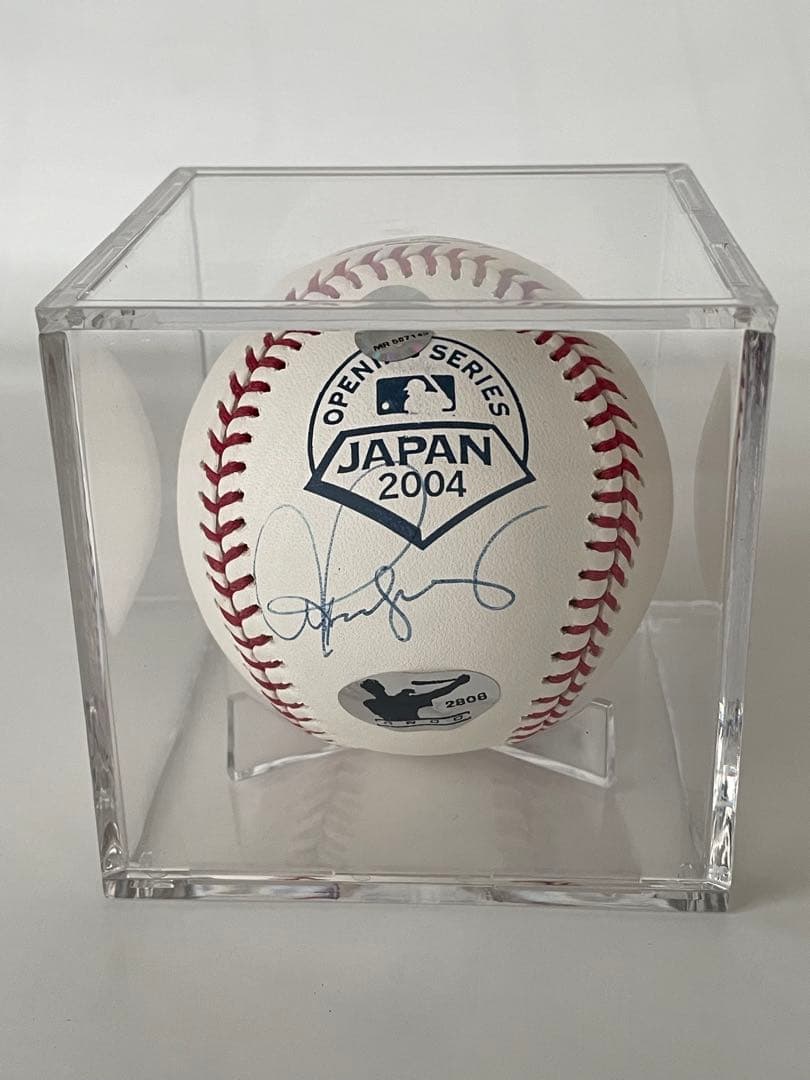 アレックス・ロドリゲス 直筆サインボール 2004年日本開幕シリーズ記念ボール