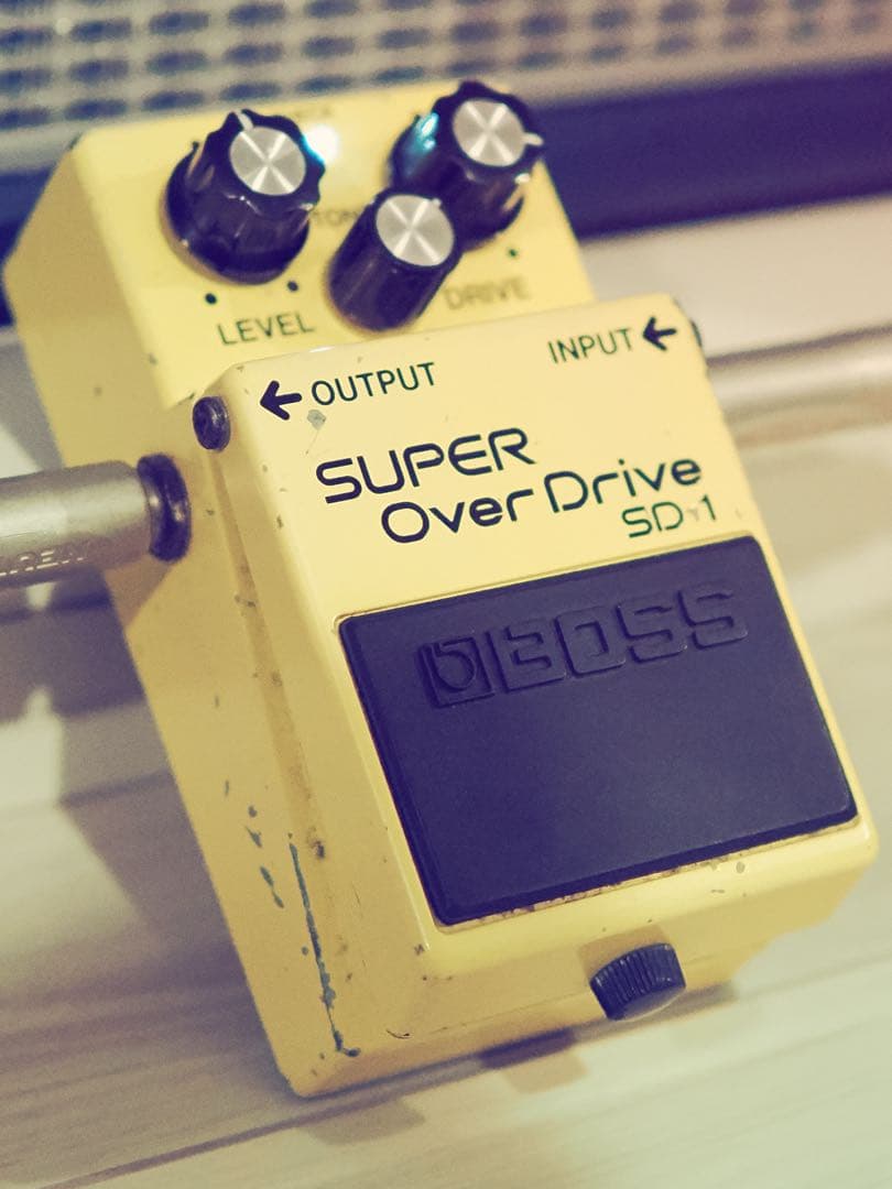 BOSS SUPER Over Drive SD-1 MOD 白LED