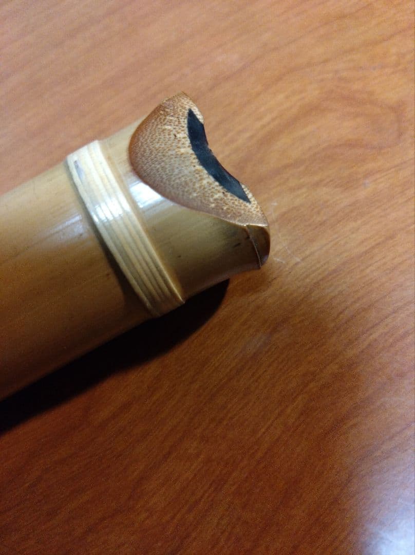 値下げ都山流一尺八寸管　竹仙銘