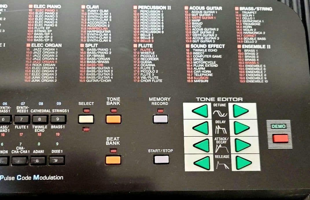 CASIOキーボードTONEBank　CT670 と STRICHスタンド