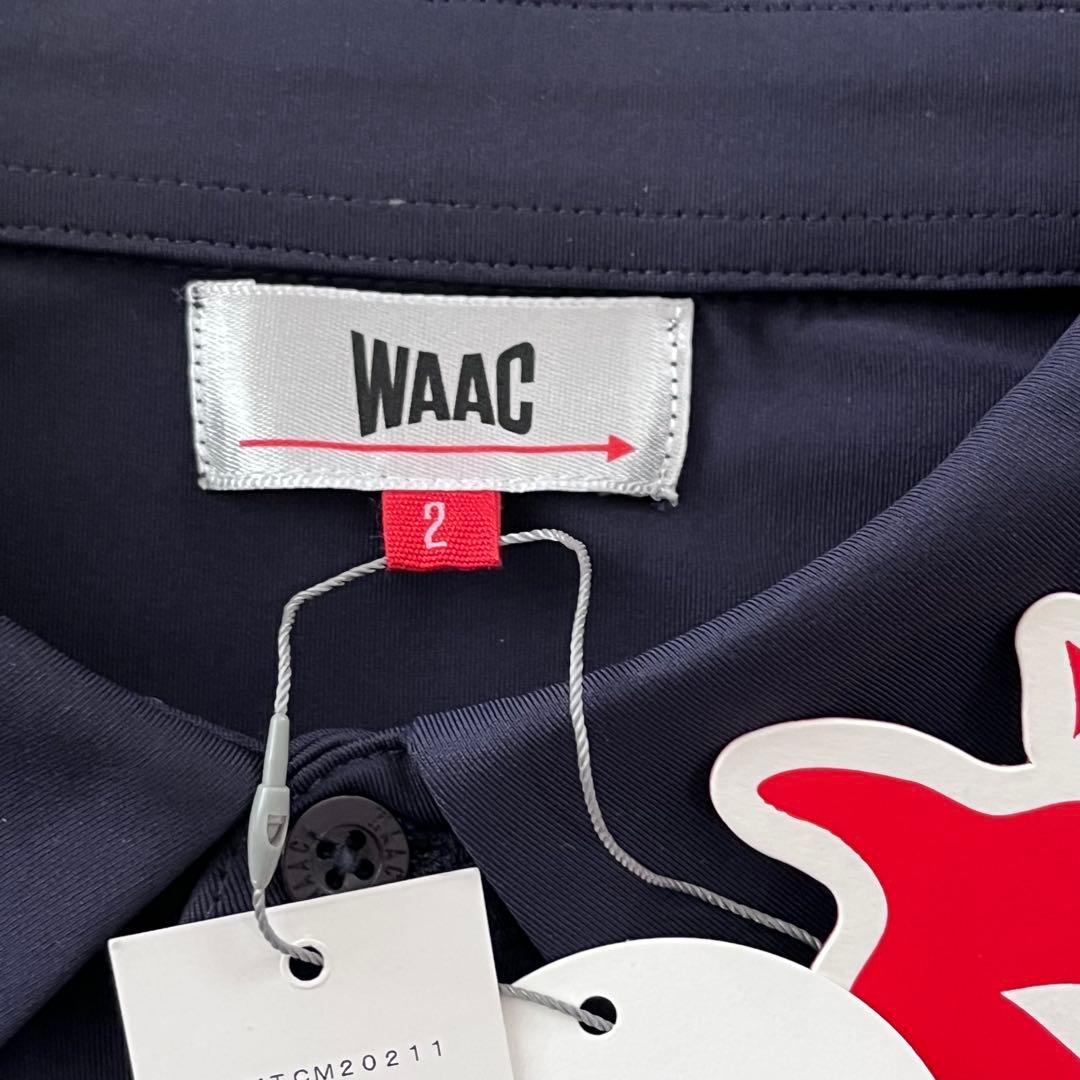 WAAC ネイビー ポロシャツ Mサイズ