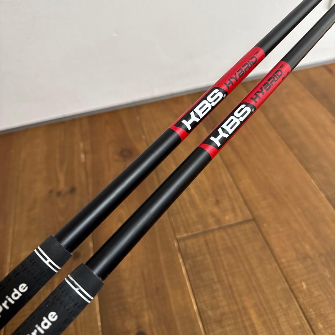 美品　KBS HYBRID 80S シャフト　２本セット　ユーティリティ