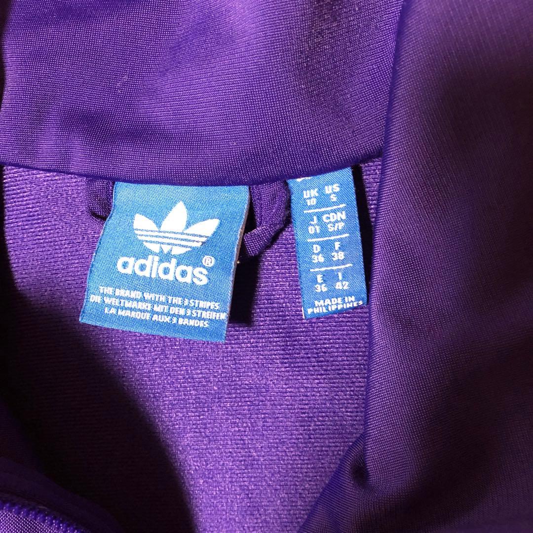 adidas アディダス　レディース　ジャージセットサイズOT.Mパープル