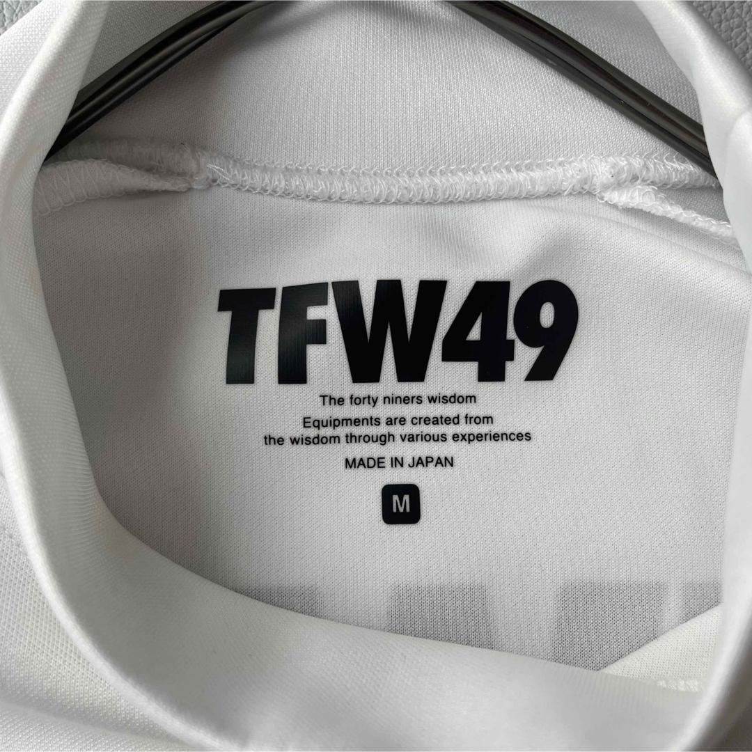 5564【極美品】TFW49　モックネック長袖シャツ 袖下メッシュ