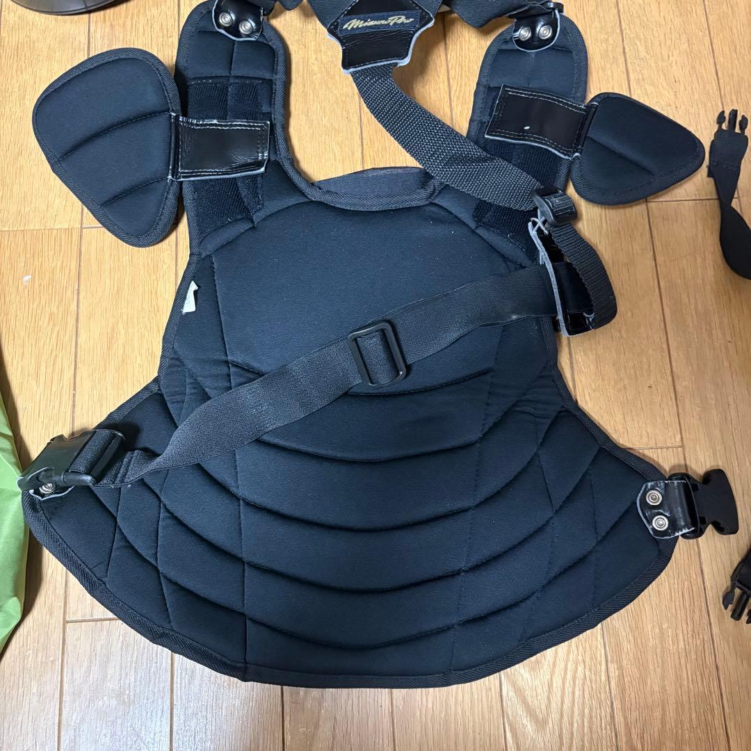 野球　キャッチャー防具一式　ミズノプロ　ローリングス