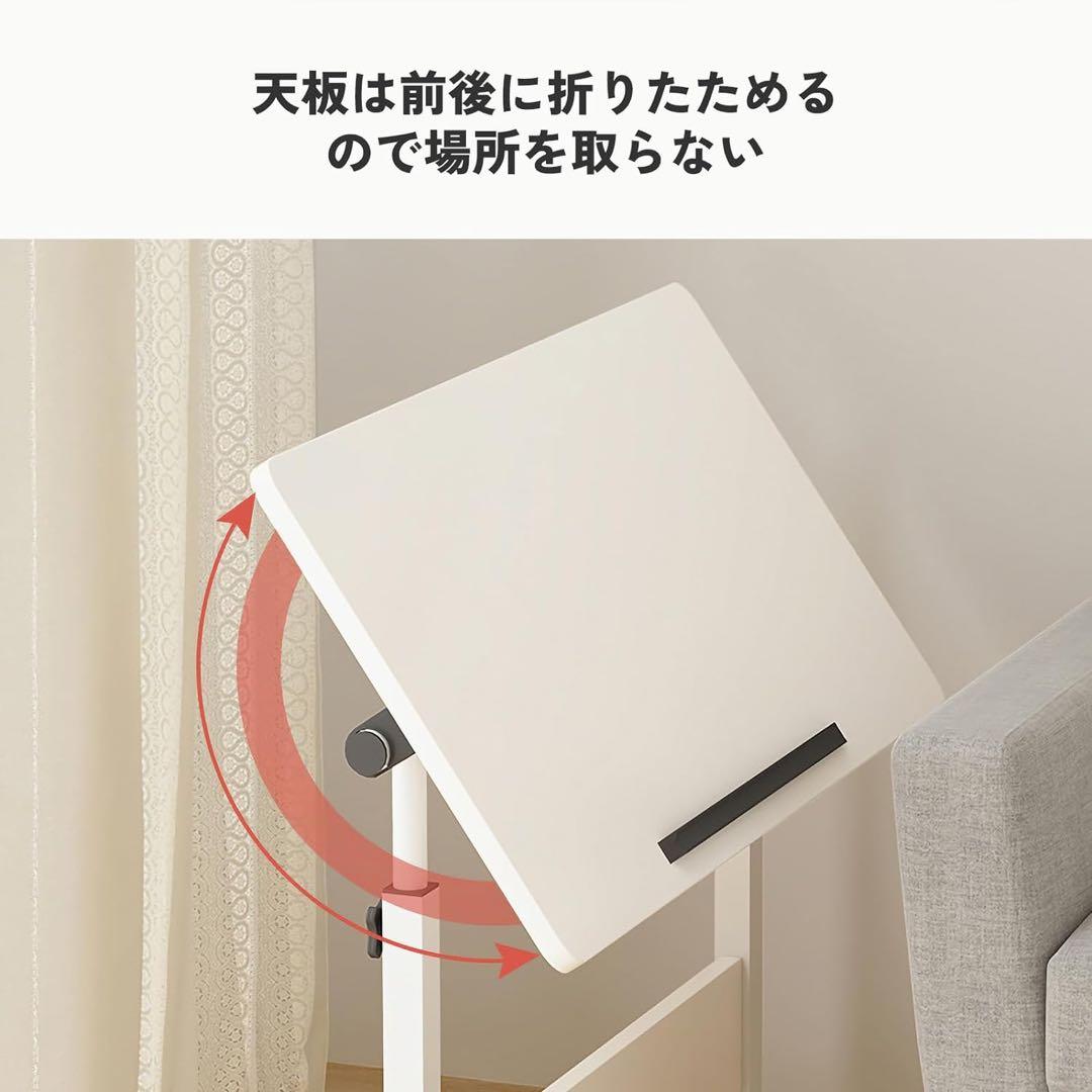 昇降式デスクキャスター付スタンディングデスク折り畳式コンパクトテレワークデスク