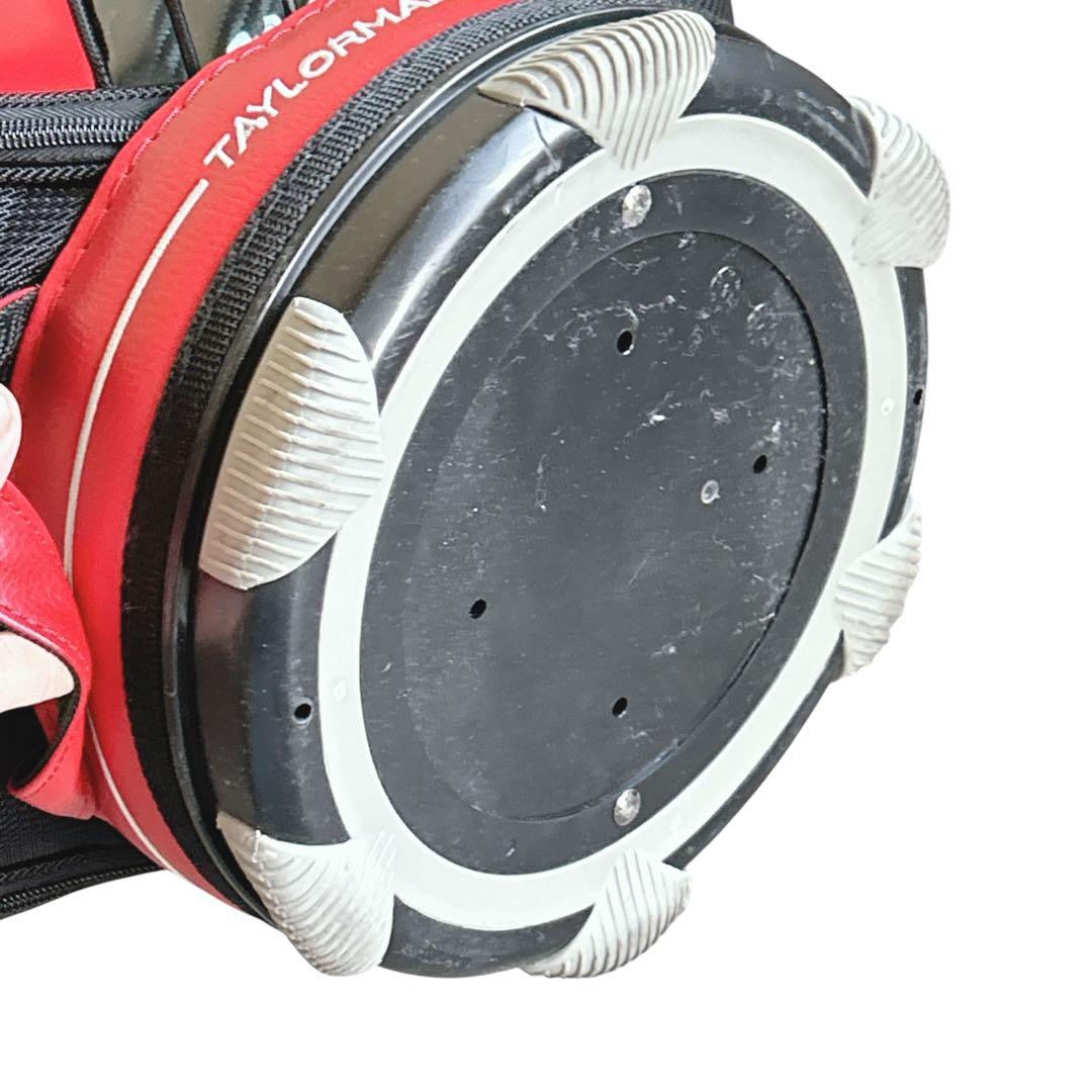 TaylorMade キャディバッグ ゴルフバッグ ツアー 赤 メンズ ゴルフ