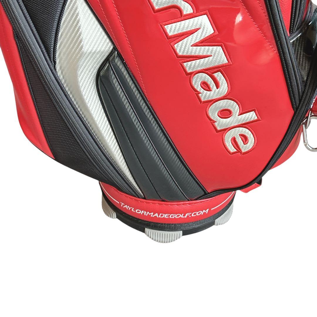 TaylorMade キャディバッグ ゴルフバッグ ツアー 赤 メンズ ゴルフ
