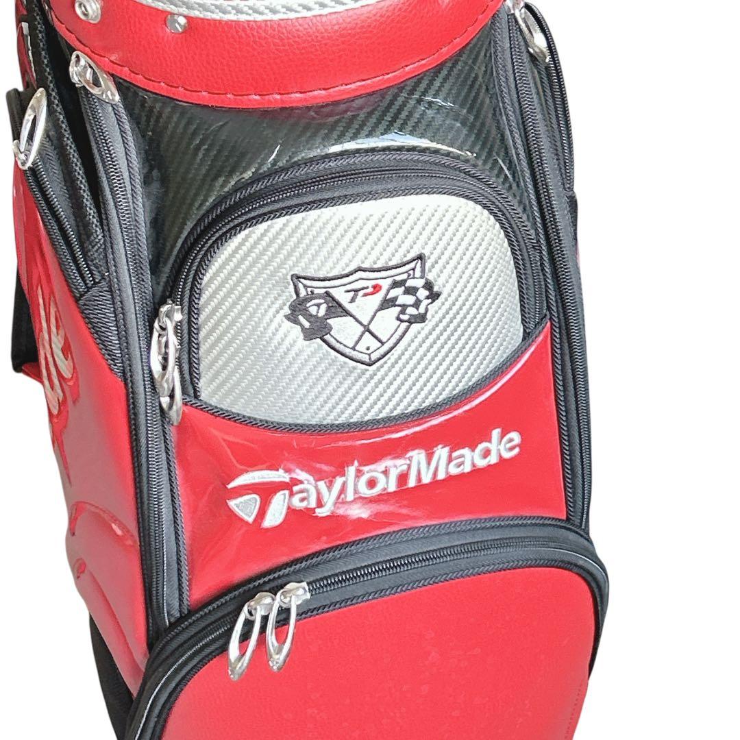 TaylorMade キャディバッグ ゴルフバッグ ツアー 赤 メンズ ゴルフ