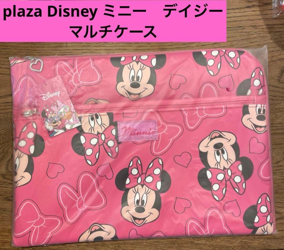 plaza✖️Disney ミニーマウス ガジェットケース Lサイズ