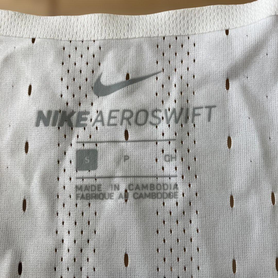 Nike Aeroswift NNロゴ入り　シングレット　USサイズS