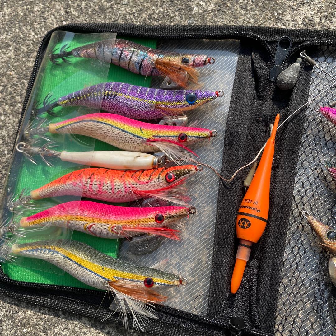 エギング用エギ 8個セット１個スクイッドマニア　リアルイカデザイン