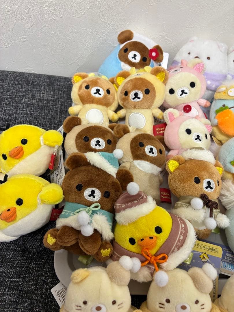 サンエックス　すみっこぐらしリラックマ ぬいぐるみセット 30体