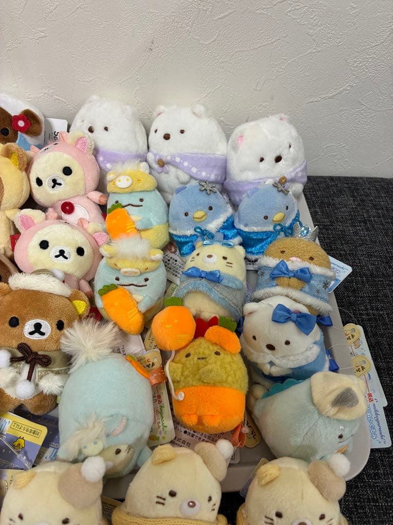 サンエックス　すみっこぐらしリラックマ ぬいぐるみセット 30体