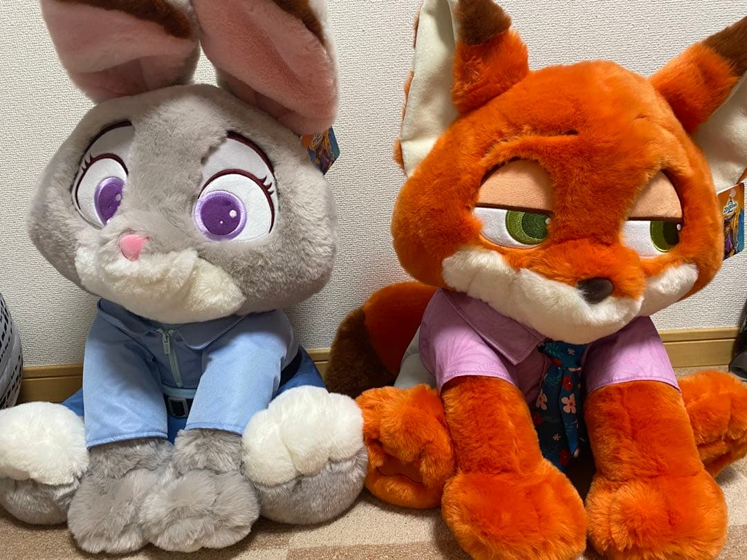 ズートピア　コストコ　ジュディ・ホップス　ニック・ワイルド ブランケット付き