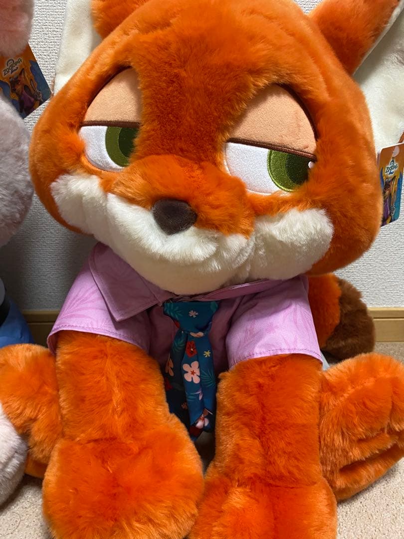 ズートピア　コストコ　ジュディ・ホップス　ニック・ワイルド ブランケット付き